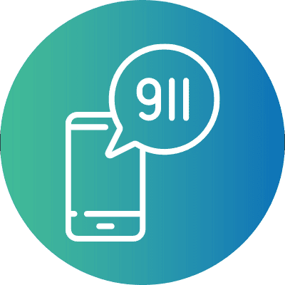 e911 call icon e911